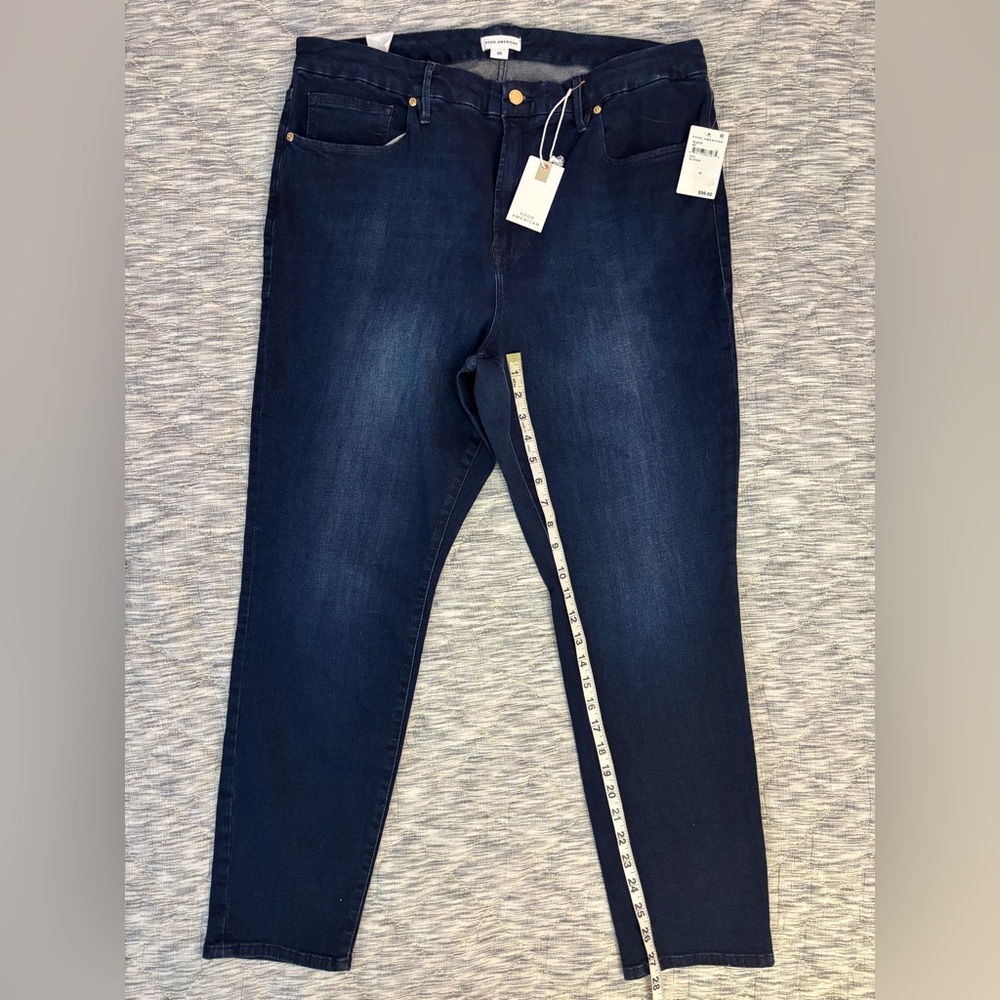 Good American Good Legs High Rise Skinny Jeans Sz 22 NWT | Skinny Hi-Rise Jeans- - Picture 8 of 10